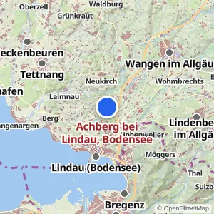 Kartenvorschau Achberg bei Lindau, Bodensee