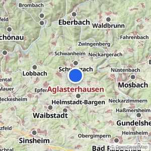 Kartenvorschau Aglasterhausen