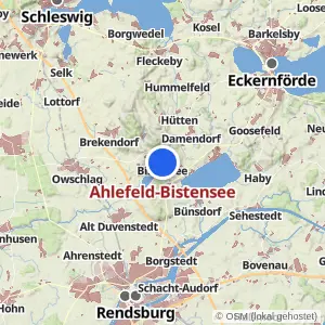Kartenvorschau Ahlefeld-Bistensee