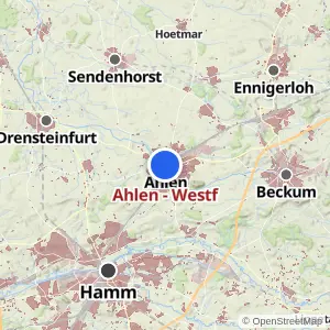 Kartenvorschau Ahlen - Westf