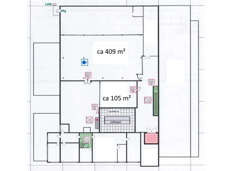 Grundriss, ca 105 qm