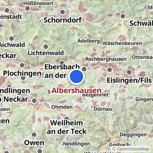 Kartenvorschau Albershausen
