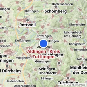 Kartenvorschau Aldingen - Kreis Tuttlingen