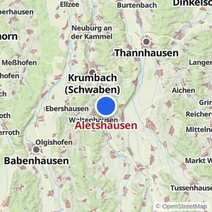 Kartenvorschau Aletshausen