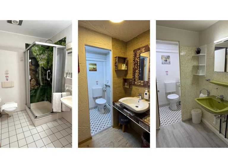 Collage Badezimmer