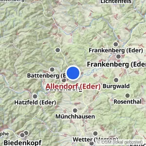 Kartenvorschau Allendorf (Eder)