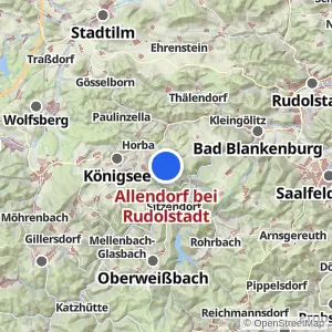 Kartenvorschau Allendorf bei Rudolstadt