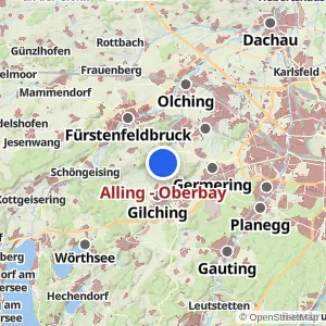 Kartenvorschau Alling - Oberbay