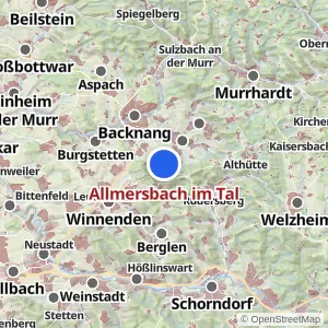 Kartenvorschau Allmersbach im Tal