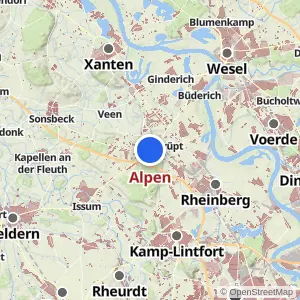 Kartenvorschau Alpen