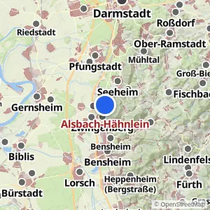 Kartenvorschau Alsbach-Hähnlein