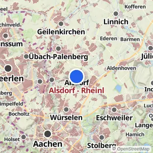 Kartenvorschau Alsdorf - Rheinl