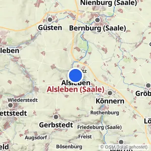 Kartenvorschau Alsleben (Saale)