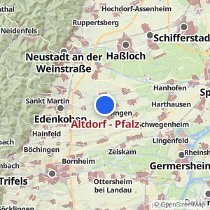 Kartenvorschau Altdorf - Pfalz