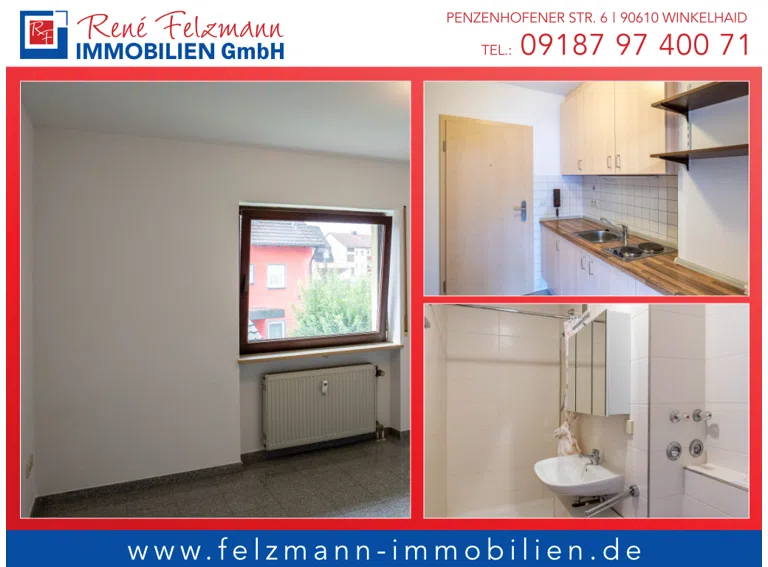 RF-1390 Einzimmerwohnung Miete
