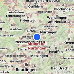 Kartenvorschau Altdorf bei Nürtingen