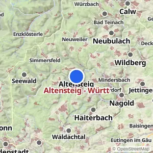 Kartenvorschau Altensteig - Württ
