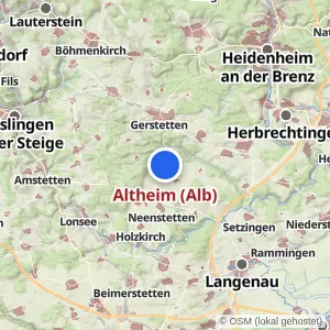 Kartenvorschau Altheim (Alb)