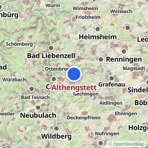 Kartenvorschau Althengstett