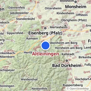Kartenvorschau Altleiningen