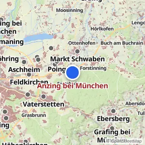 Kartenvorschau Anzing bei München