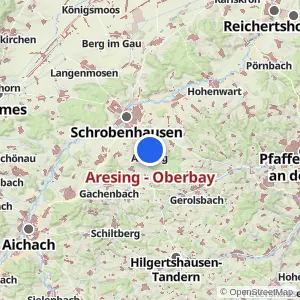 Kartenvorschau Aresing - Oberbay