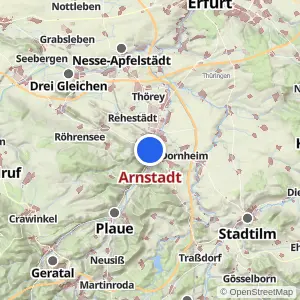 Kartenvorschau Arnstadt