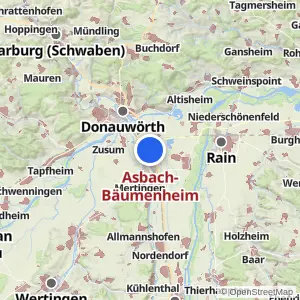 Kartenvorschau Asbach-Bäumenheim