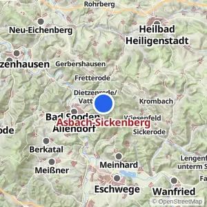 Kartenvorschau Asbach-Sickenberg