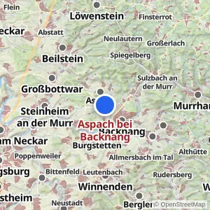 Kartenvorschau Aspach bei Backnang