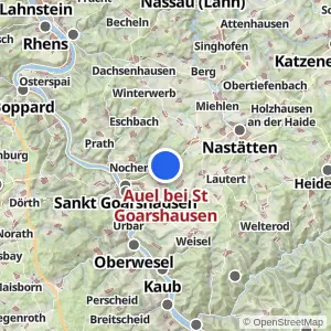 Kartenvorschau Auel bei St Goarshausen