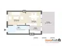 Grundriss EG farbig