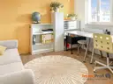 Büro eingerichtet