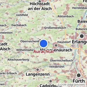 Kartenvorschau Aurachtal