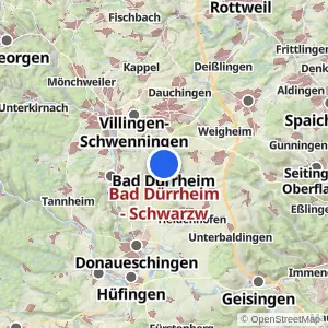 Kartenvorschau Bad Dürrheim - Schwarzw