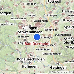 Kartenvorschau Bad Dürrheim