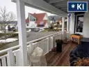 Überdachter Balkon