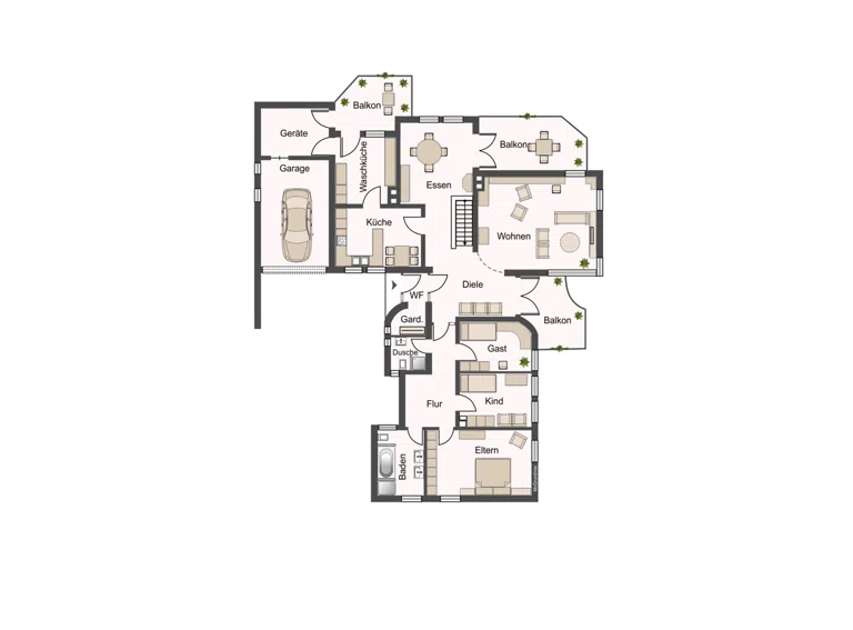 Grundriss Erdgeschoss