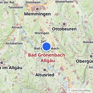 Kartenvorschau Bad Grönenbach - Allgäu