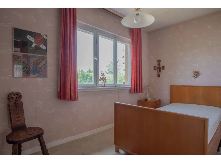 Blick ins Schlafzimmer