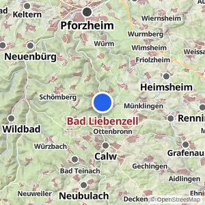 Kartenvorschau Bad Liebenzell
