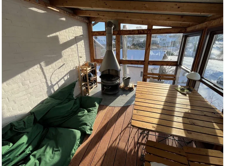 Wintergarten mit Grillmöglichkeit