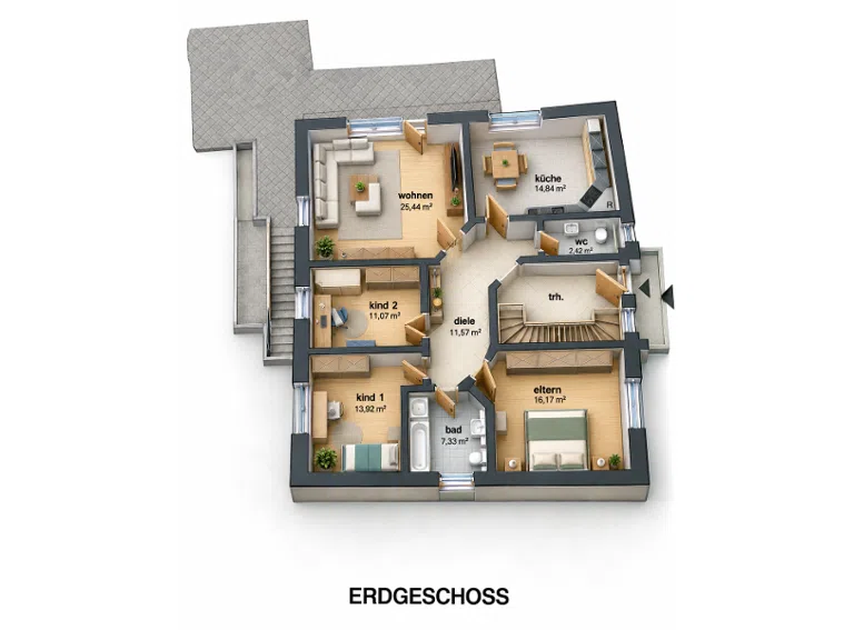 Erdgeschoss 3D