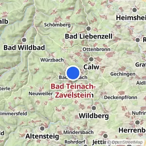 Kartenvorschau Bad Teinach-Zavelstein