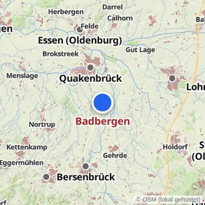 Kartenvorschau Badbergen