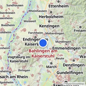 Kartenvorschau Bahlingen am Kaiserstuhl