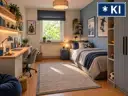 Kinderzimmer mit Möblierungsvorschlag