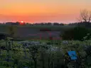 Sonnenuntergang über der weitläufigen Landschaft – ein besonderer Blickfang