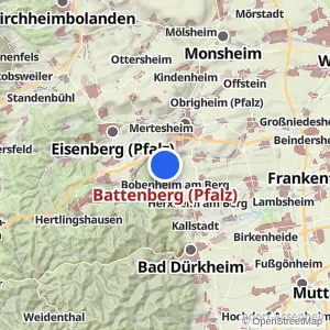 Kartenvorschau Battenberg (Pfalz)