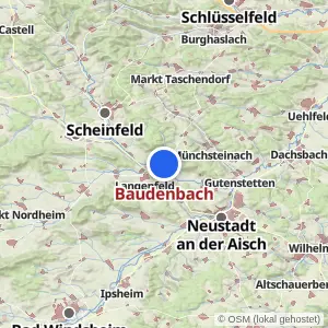 Kartenvorschau Baudenbach